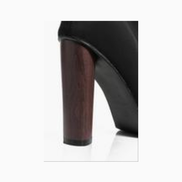 Black Stretch sock ankle bootie - Picture 4 of 5